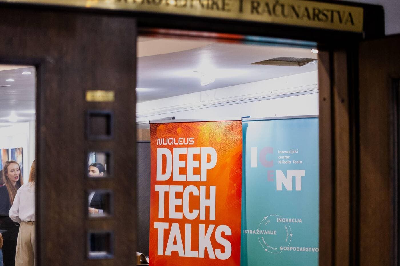 Nuqleus Deep Tech Talks event signage